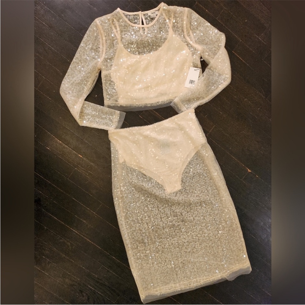Jason Wu Sequin Sheer Set
